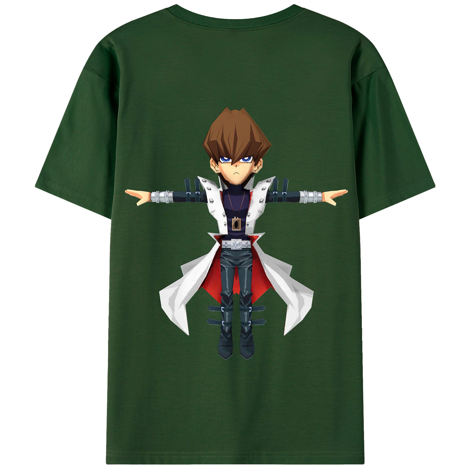 （画像用） 遊☆戯☆王 Yu-Gi-Oh! 綿100％半袖Tシャツ（背面プリント）